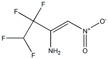 2-AMINO-3,3,4,4-TETRAFLUORO-1-NITROBUT-1-ENE Struktur