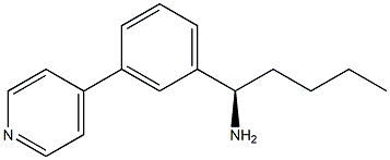 (1R)-1-(3-(4-PYRIDYL)PHENYL)PENTYLAMINE Struktur