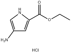 ETHYL 4-AMINO-1H-PYRROLE-2-CARBOXYLATE HYDROCHLORIDE Struktur