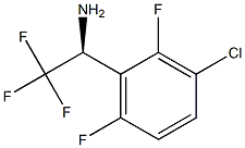 (1S)-1-(3-CHLORO-2,6-DIFLUOROPHENYL)-2,2,2-TRIFLUOROETHYLAMINE Struktur