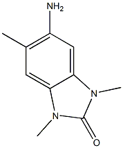 5-AMINO-1,3,6-TRIMETHYL-1,3-DIHYDRO-BENZOIMIDAZOL-2-ONE Struktur