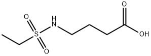 4-[(ETHYLSULFONYL)AMINO]BUTANOIC ACID Struktur