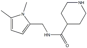 N-[(1,5-DIMETHYL-1H-PYRROL-2-YL)METHYL]PIPERIDINE-4-CARBOXAMIDE Struktur