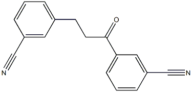 3'-CYANO-3-(3-CYANOPHENYL)PROPIOPHENONE Struktur