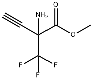 METHYL 2-AMINO-2-(TRIFLUOROMETHYL)BUT-3-YNOATE Struktur