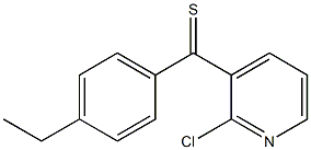 2-CHLORO-3-(4-ETHYLTHIOBENZOYL)PYRIDINE Struktur