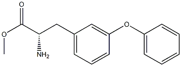 METHYL (2S)-2-AMINO-3-(3-PHENOXYPHENYL)PROPANOATE Struktur