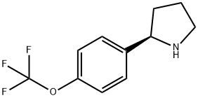 [4-((2R)PYRROLIDIN-2-YL)PHENOXY]TRIFLUOROMETHANE Struktur