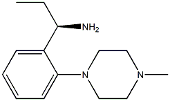 (1R)-1-[2-(4-METHYLPIPERAZINYL)PHENYL]PROPYLAMINE Struktur