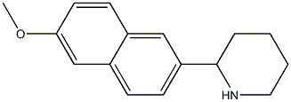 2-(6-METHOXY-NAPHTHALEN-2-YL)-PIPERIDINE Struktur