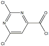 2,6-DICHLOROPYRIMIDINE-4-CARBONYL CHLORIDE Struktur