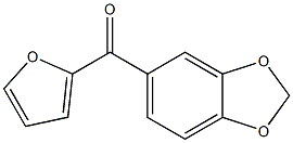 2-[3,4-(METHYLENEDIOXY)BENZOYL]FURAN Struktur