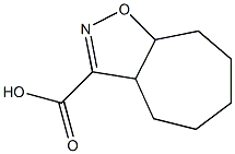 4,5,6,7,8,8A-HEXAHYDRO-3AH-CYCLOHEPTA[D]ISOXAZOLE-3-CARBOXYLIC ACID Struktur