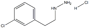 [2-(3-CHLORO-PHENYL)-ETHYL]-HYDRAZINE HYDROCHLORIDE Struktur