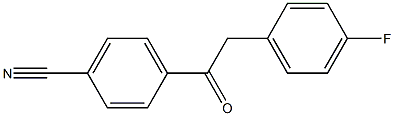 4'-CYANO-2-(4-FLUOROPHENYL)ACETOPHENONE Struktur