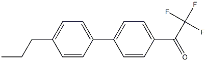 4'-(4-N-PROPYLPHENYL)-2,2,2-TRIFLUOROACETOPHENONE Struktur