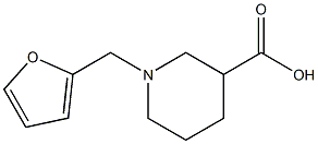 1-FURAN-2-YLMETHYL-PIPERIDINE-3-CARBOXYLIC ACID Struktur