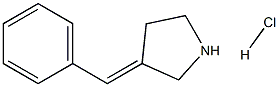 (E)-3-BENZYLIDENEPYRROLIDINE HYDROCHLORIDE Struktur