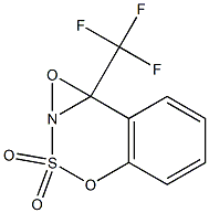 7B-TRIFLUOROMETHYL-7BH-1,3-DIOXA-2-THIA-1A-AZA-CYCLOPROPA[A]NAPHTHALENE 2,2-DIOXIDE Struktur