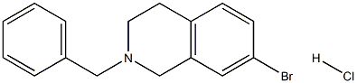 7-BROMO-2-BENZYL-1,2,3,4-TETRAHYDROISOQUINOLINE HYDROCHLORIDE Struktur