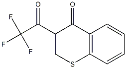 3-(TRIFLUOROACETYL)THIOCHROMAN-4-ONE Struktur