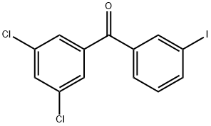 3,5-DICHLORO-3'-IODOBENZOPHENONE Struktur