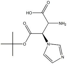 BOC-BETA-IMIDAZOLYL-D-ALA Struktur