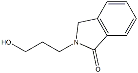 2-(3-HYDROXYPROPYL)ISOINDOLIN-1-ONE Struktur