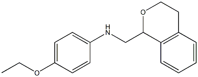 N-(3,4-DIHYDRO-1H-ISOCHROMEN-1-YLMETHYL)-4-ETHOXYANILINE Struktur