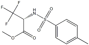 METHYL 3,3,3-TRIFLUORO-N-(TOSYL)ALANINATE Struktur