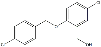 (5-CHLORO-2-[(4-CHLOROBENZYL)OXY]PHENYL)METHANOL Struktur