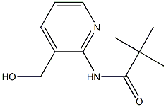 N-(3-HYDROXYMETHYL-PYRIDIN-2-YL)-2,2-DIMETHYL-PROPIONAMIDE Struktur