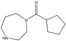 1-(CYCLOPENTYLCARBONYL)-1,4-DIAZEPANE Struktur