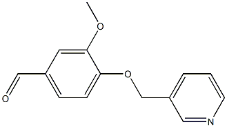 3-METHOXY-4-(PYRIDIN-3-YLMETHOXY)BENZALDEHYDE Struktur