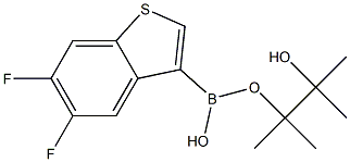 5,6-DIFLUORO-BENZO[B]THIOPHENE-3-BORONIC ACID PINACOL ESTER Struktur