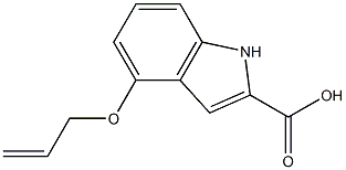 4-(ALLYLOXY)-1H-INDOLE-2-CARBOXYLIC ACID Struktur