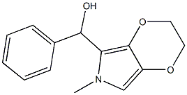 3,4-(ETHYLENEDIOXY)PHENYL-(1-METHYL-2-PYRROLYL)METHANOL Struktur