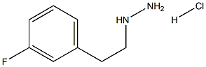 [2-(3-FLUORO-PHENYL)-ETHYL]-HYDRAZINE HYDROCHLORIDE Struktur