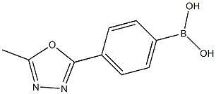 2-(4-BORONOPHENYL)-5-METHYL-1,3,4-OXADIAZOLE Struktur