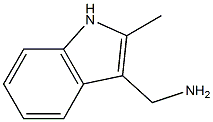 C-(2-METHYL-1H-INDOL-3-YL)-METHYLAMINE Struktur