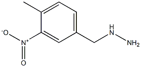 4-METHYL-3-NITRO-BENZYL-HYDRAZINE Struktur