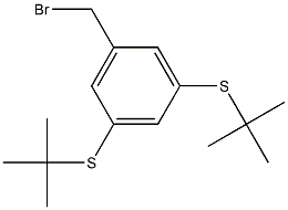 1-BROMOMETHYL-3,5-BIS(TERT-BUTYLTHIO)BENZENE Struktur