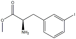 METHYL (2R)-2-AMINO-3-(3-IODOPHENYL)PROPANOATE Struktur