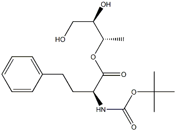 ERYTHRO-N-BOC-L-HOMOPHENYLALANINE EPOXIDE Struktur