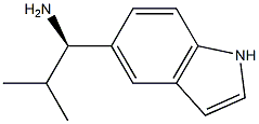 (1R)-1-INDOL-5-YL-2-METHYLPROPYLAMINE Struktur