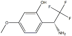 2-((1R)-1-AMINO-2,2,2-TRIFLUOROETHYL)-5-METHOXYPHENOL Struktur