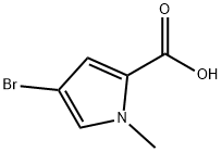 4-BROMO-1-METHYL-1H-PYRROLE-2-CARBOXYLIC ACID Struktur