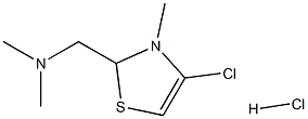 2-DIMETHYL AMINO METHYL-4-CHLORO METHYL THIAZOLE HCL Struktur