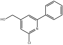 (2-CHLORO-6-PHENYLPYRIDIN-4-YL)METHANOL Struktur