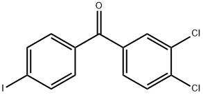 3,4-DICHLORO-4'-IODOBENZOPHENONE Struktur